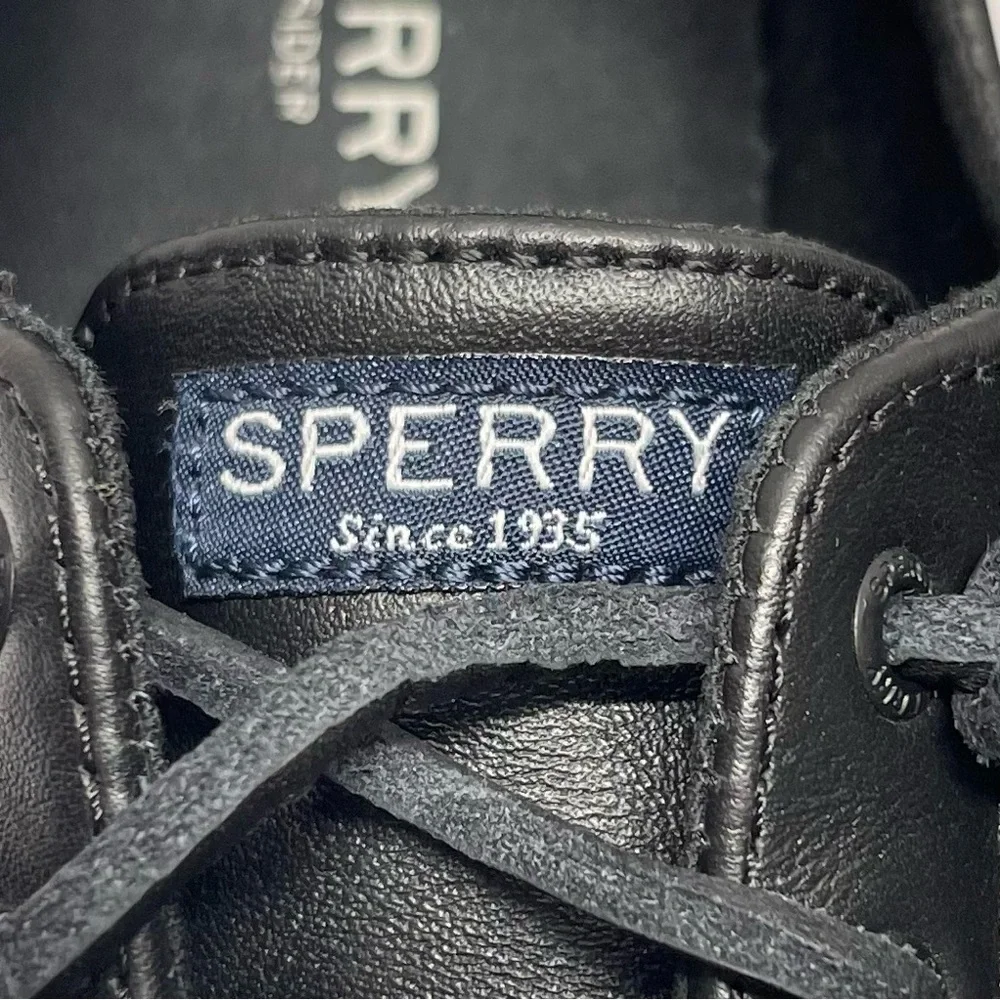 Sperry Top Sider  Women’s Black Shoes Size 8.5 Slip On